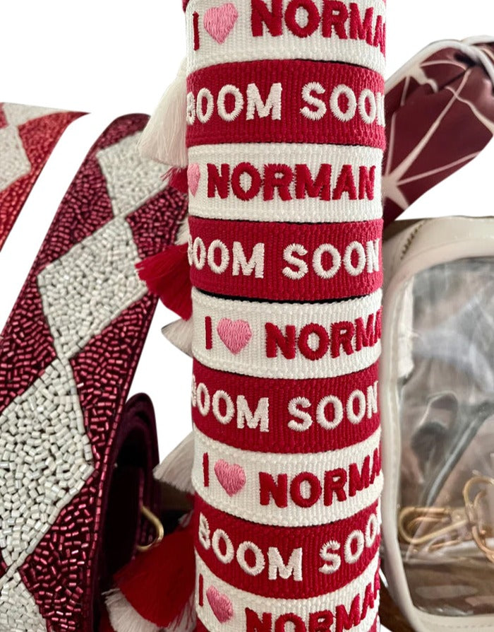 I ❤️ Norman Team Tassel Bracelet