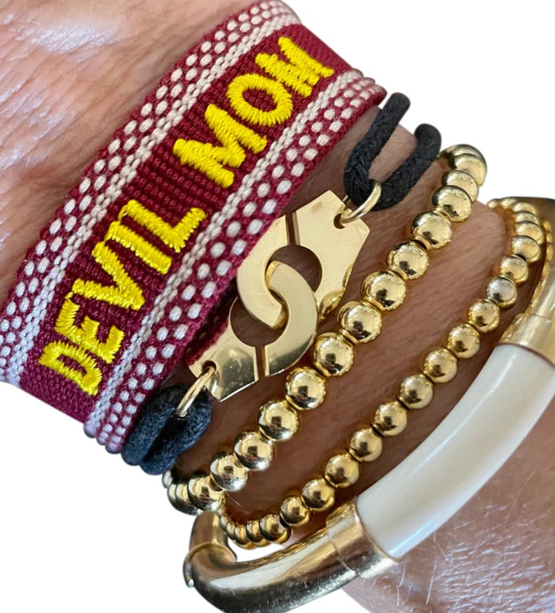 Devil Mom Team Tassel Bracelet