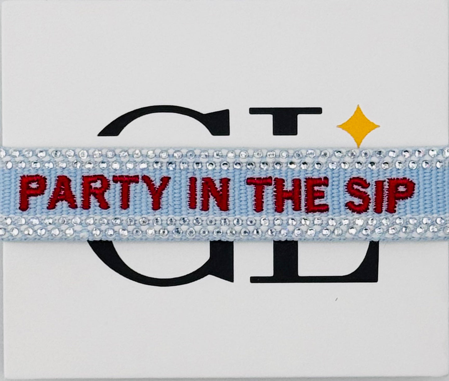 Party In The Sip Team Tassel Bracelet