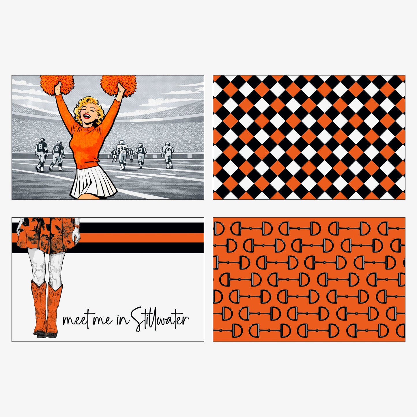 Gameday Luxe Icon Lucite Tray and Artwork