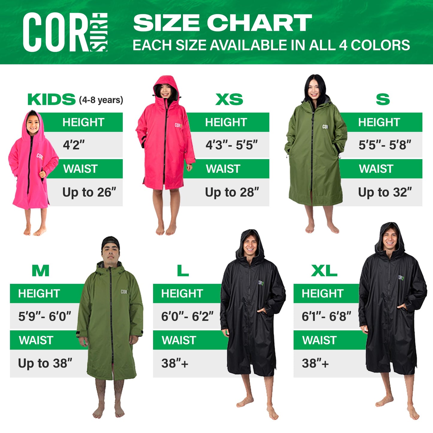 Waterproof Swim Parka (Navy Blue)